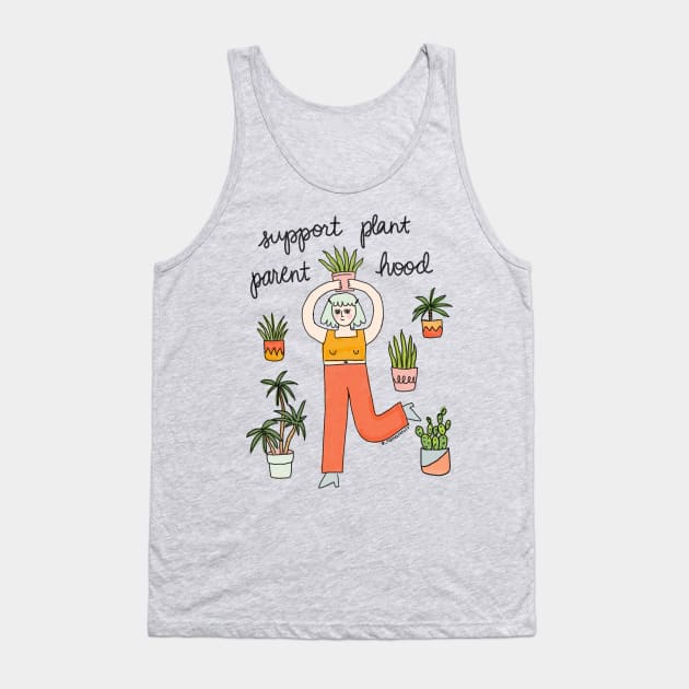 Support Plant Parenthood - The Peach Fuzz Tank Top by ThePeachFuzz